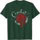 Crochet And Crimes Shows Funny Crafter True Crime Crocheting T-Shirt - T-Shirt | Forest