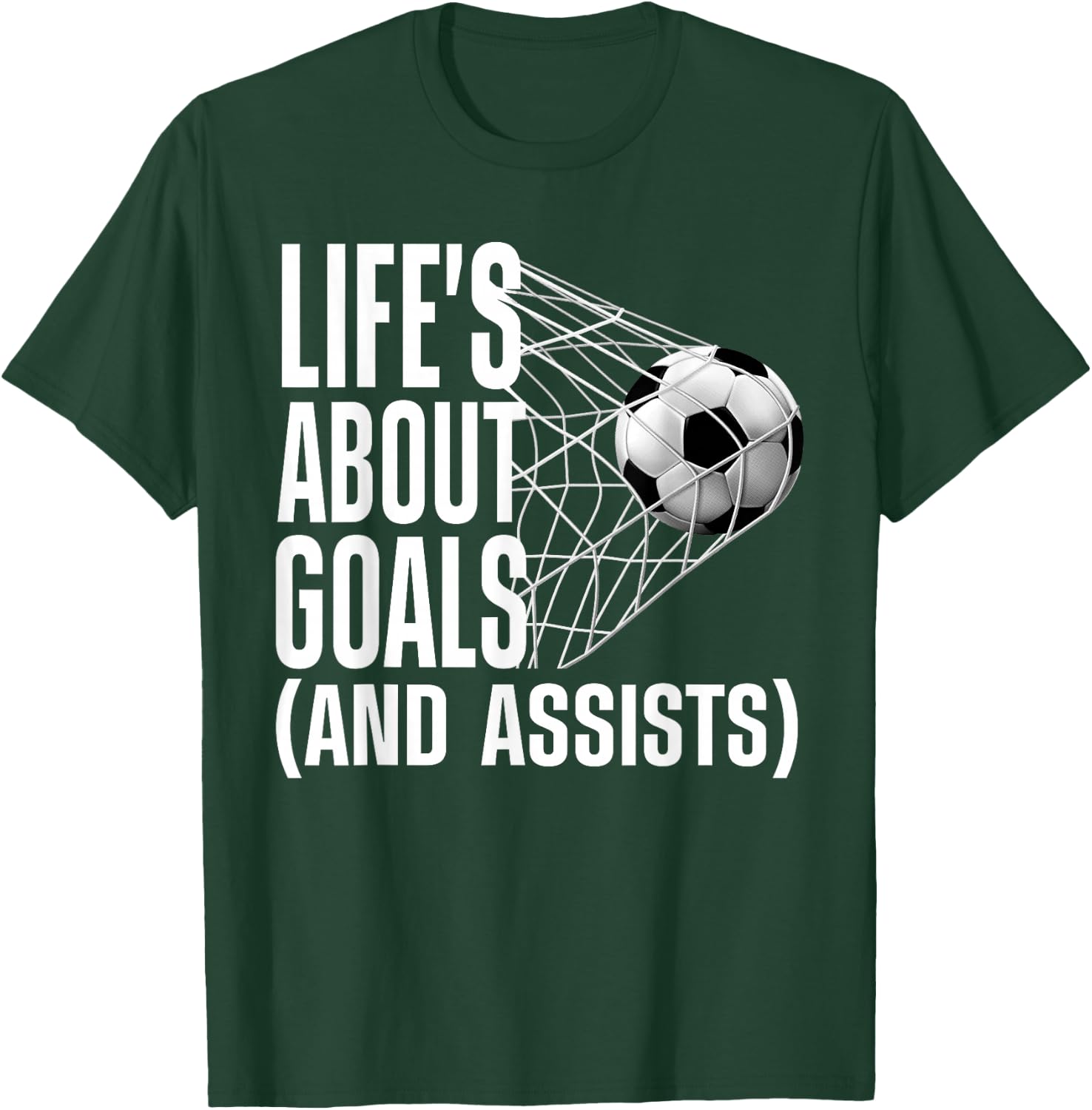 Cool Soccer Women Soccer Lovers Player Football Goal T-Shirt - T-Shirt | Forest