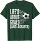 Cool Soccer Women Soccer Lovers Player Football Goal T-Shirt - T-Shirt | Forest
