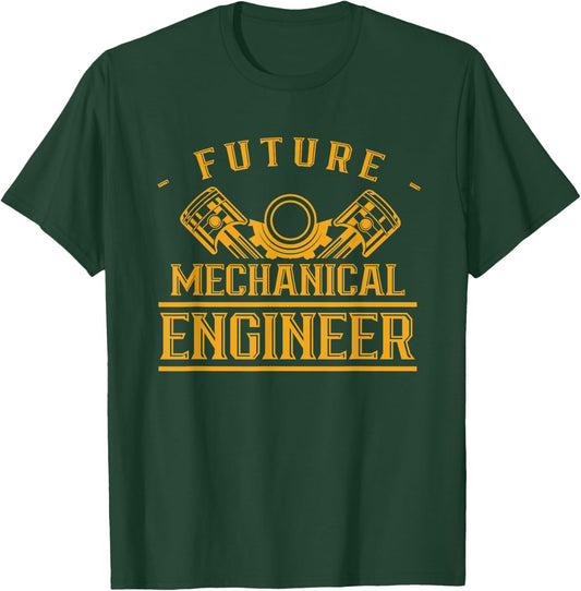 Future Mechanical Engineer Graduate Engineering Student T-Shirt - T-Shirt | Forest