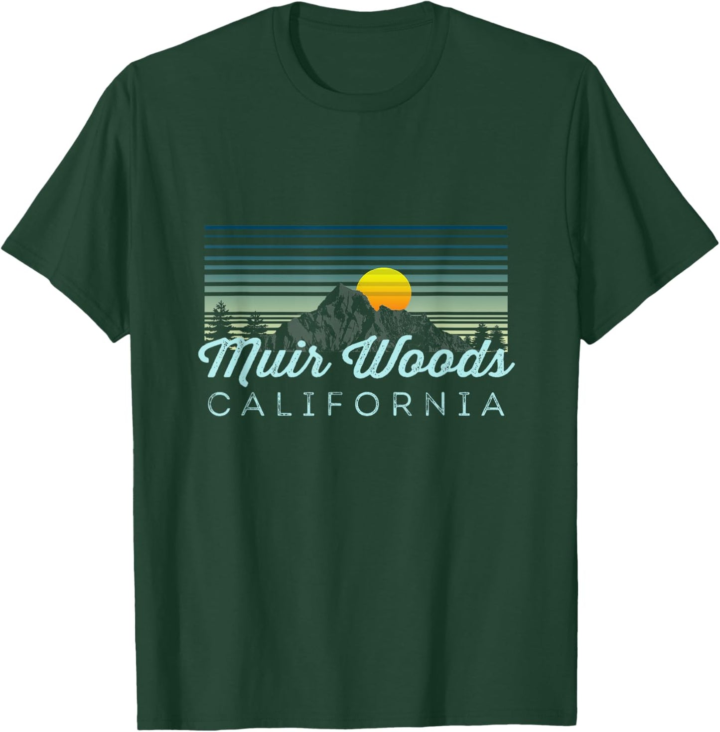 Muir Woods Retro Clothes & Gear - Muir Woods Souvenir T-Shirt - T-Shirt | Forest