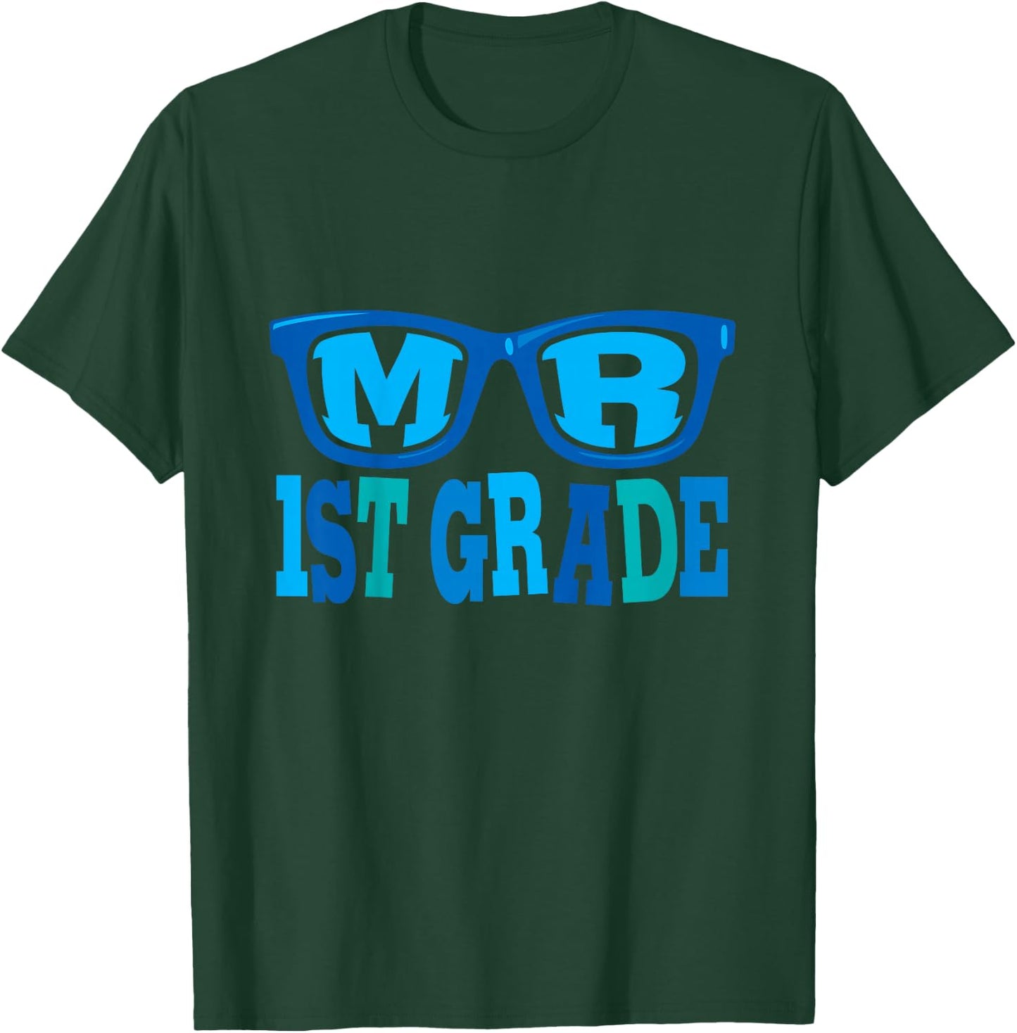 Kids Back To School for Boys Mr 1st Grade First Grader T-Shirt - T-Shirt | Forest