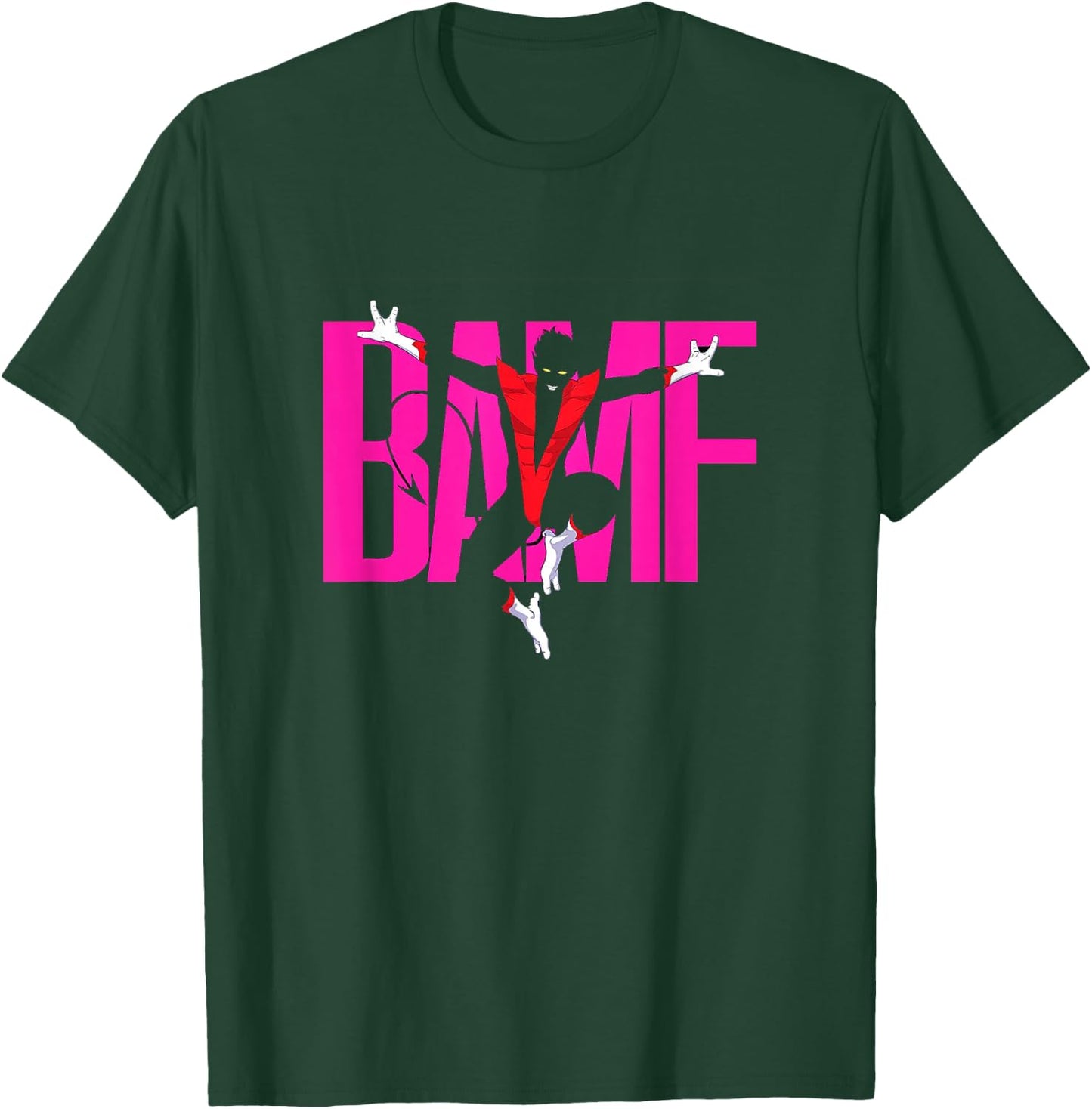Marvel X-Men Nightcrawler BAMF! Teleporting Sound Logo T-Shirt - T-Shirt | Forest
