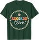 Records Clerk Appreciation Week Back to School T-Shirt - T-Shirt | Forest
