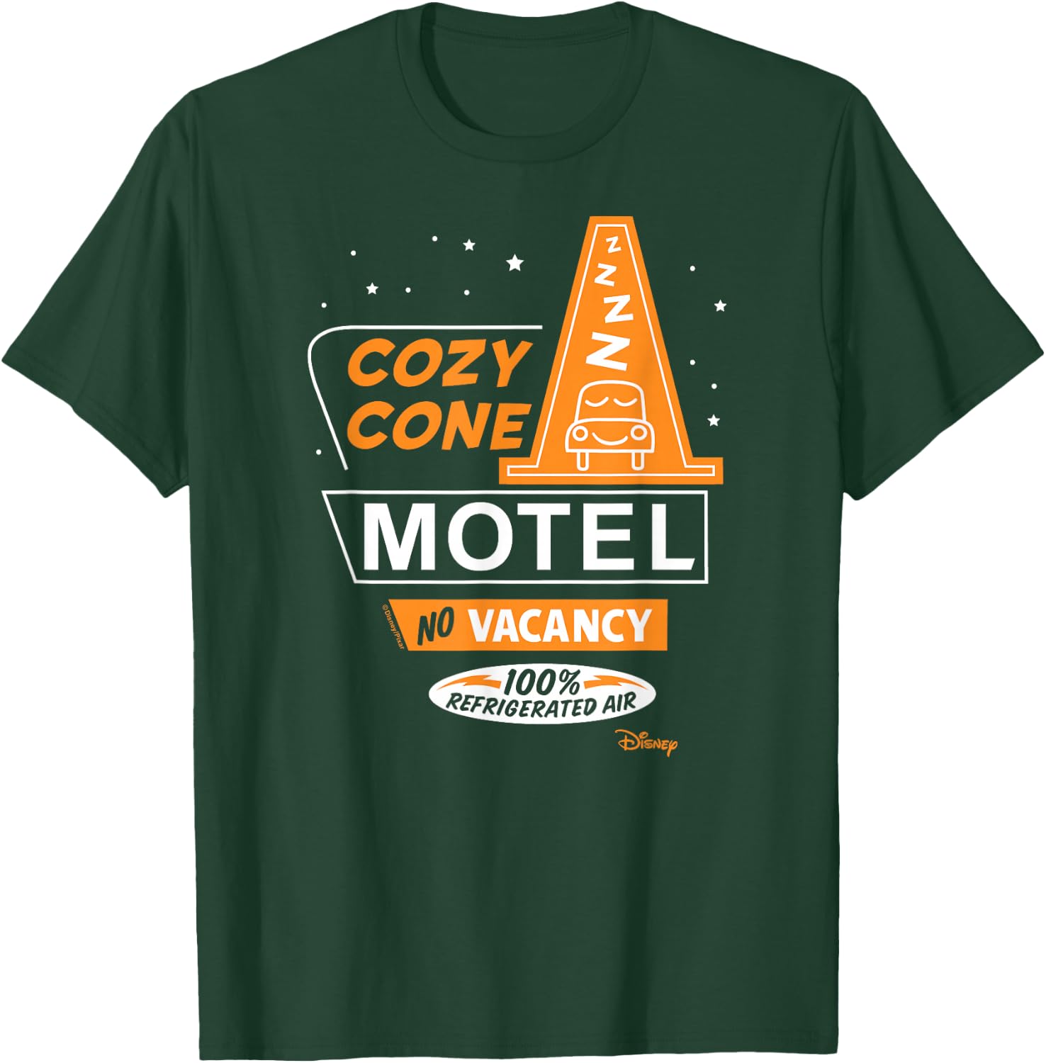 Cars - Cozy Cone Motel T-Shirt - T-Shirt | Forest
