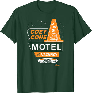 Cars - Cozy Cone Motel T-Shirt - T-Shirt | Forest