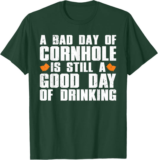 Funny Cornhole Art Women Board Game Cornhole Lover T-Shirt - T-Shirt | Forest