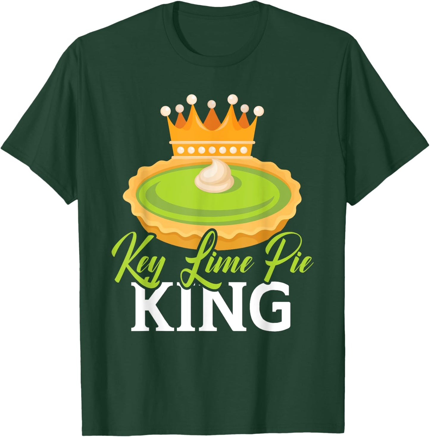 Key Lime Pie King Florida Dessert Key Lime Pie Baker T-Shirt - T-Shirt | Forest