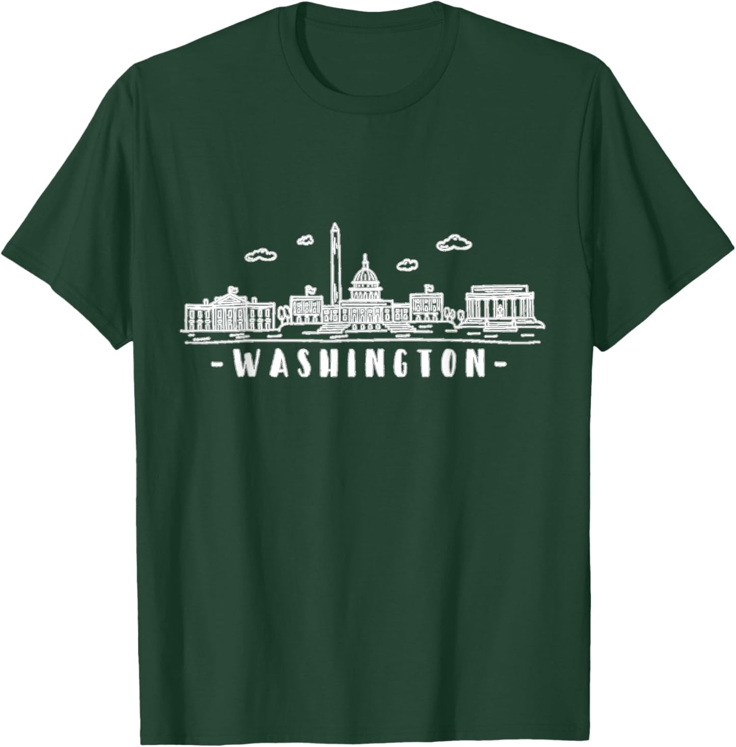 Washington DC Skyline T-Shirt - T-Shirt | Forest