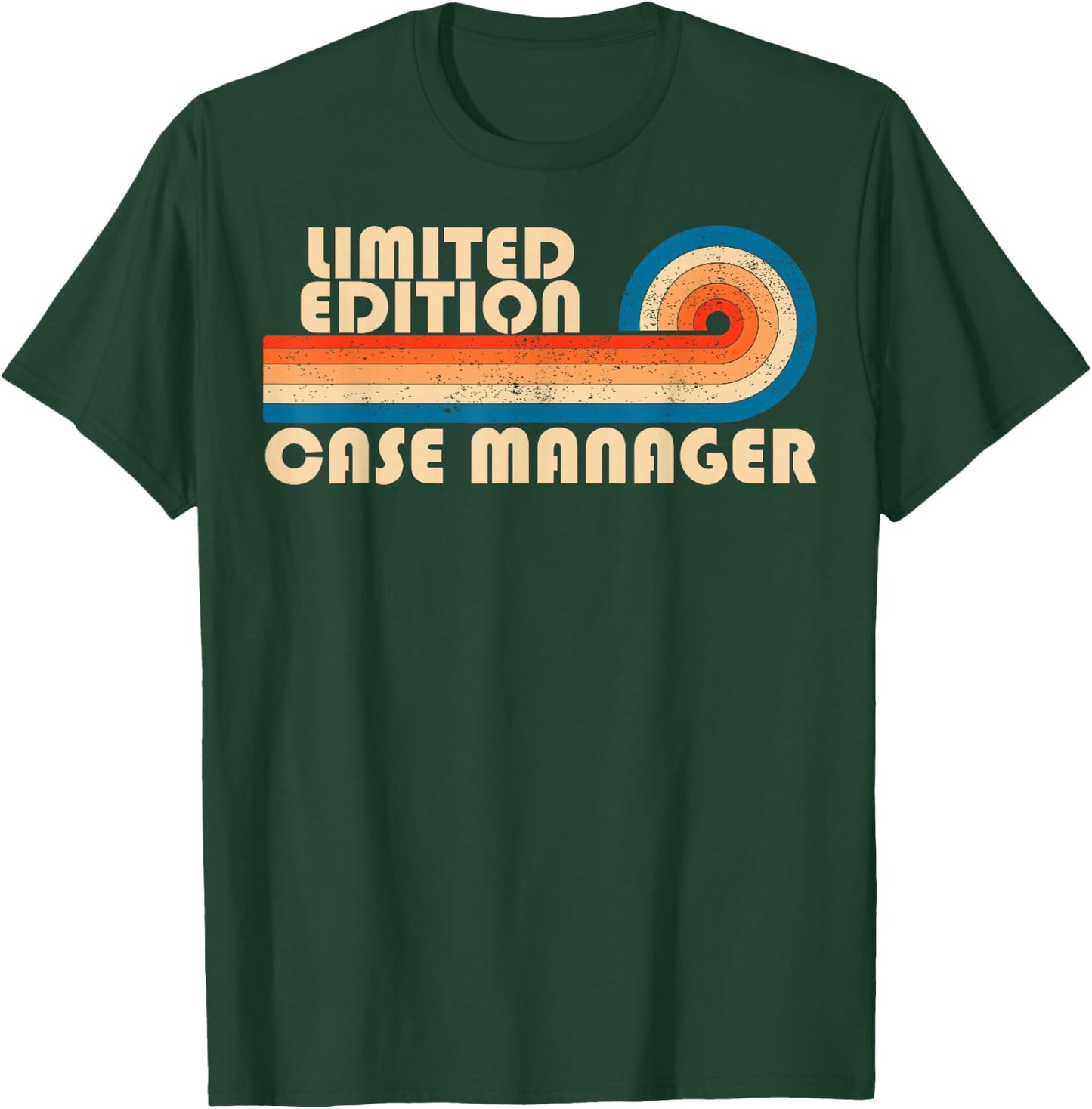 CASE MANAGER Funny Job Title Profession Birthday Worker T-Shirt - T-Shirt | Forest