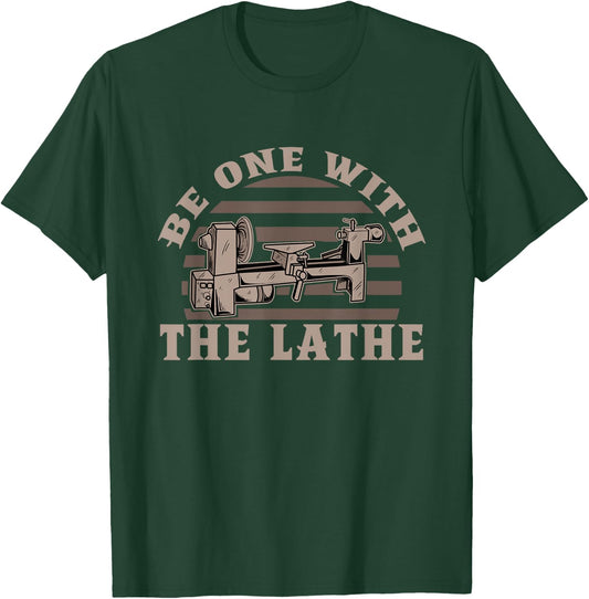 Wood Turning Tool Turner Humor Carver Carpenter Woodworking T-Shirt - T-Shirt | Forest