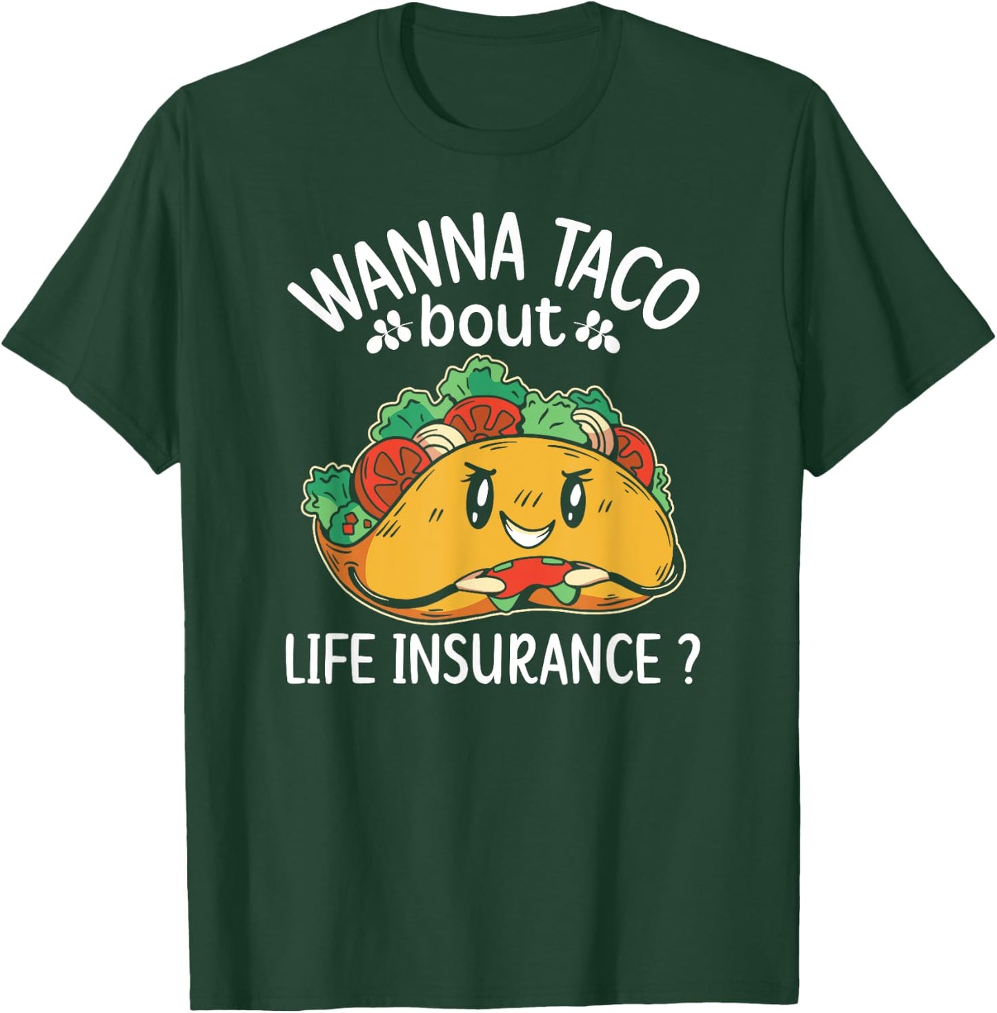 Life insurance Sales Agent Men Women Life Insurance Broker T-Shirt - T-Shirt | Forest