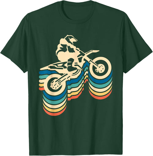Retro Dirt Bike Rider Funny Enduro Biker Motorcycle Lovers