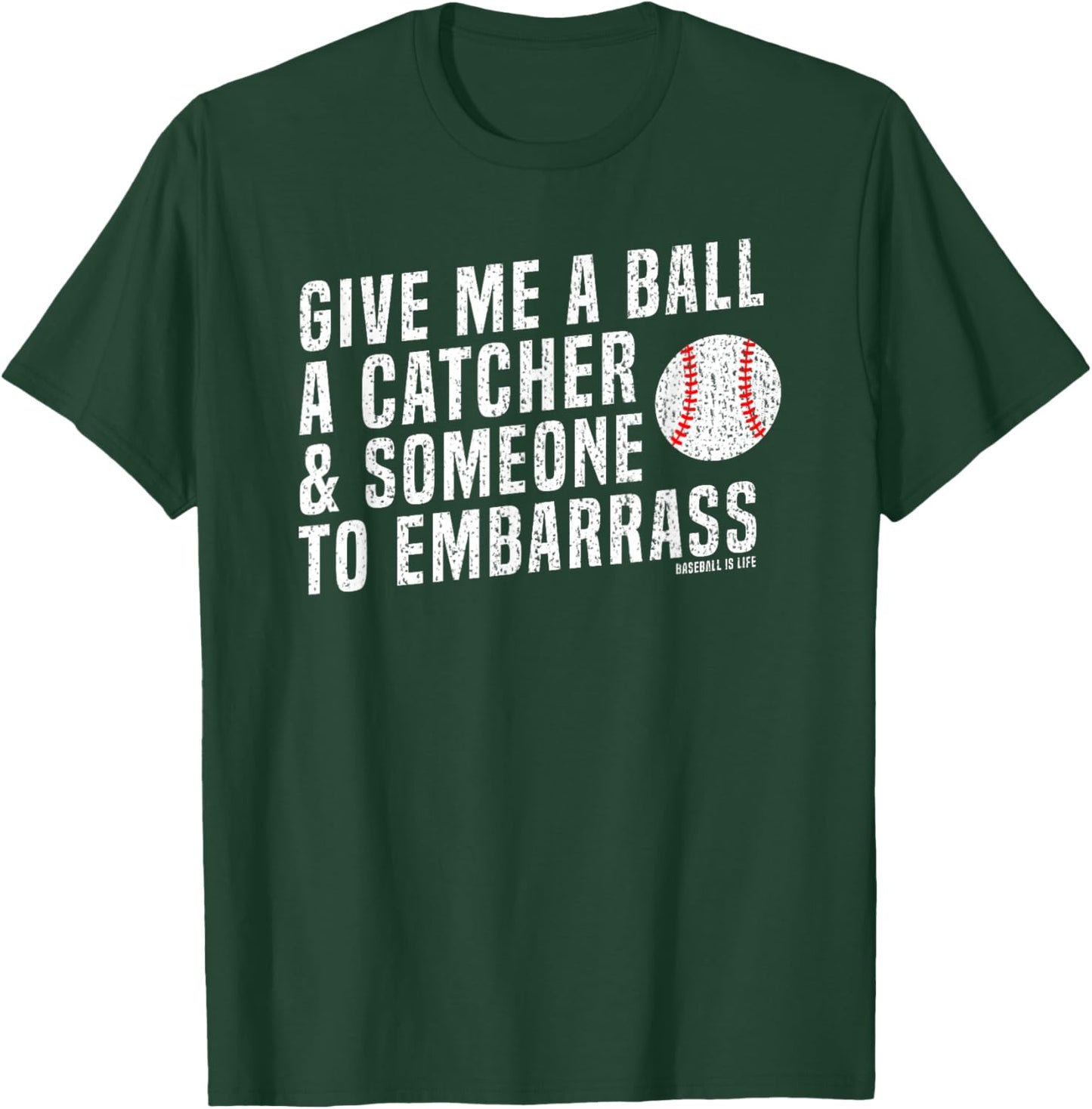 Funny Baseball Pitcher T-Shirt - T-Shirt | Forest