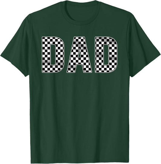 Pit Crew Dad Racing Car Family Matching Birthday Party T-Shirt - T-Shirt | Forest