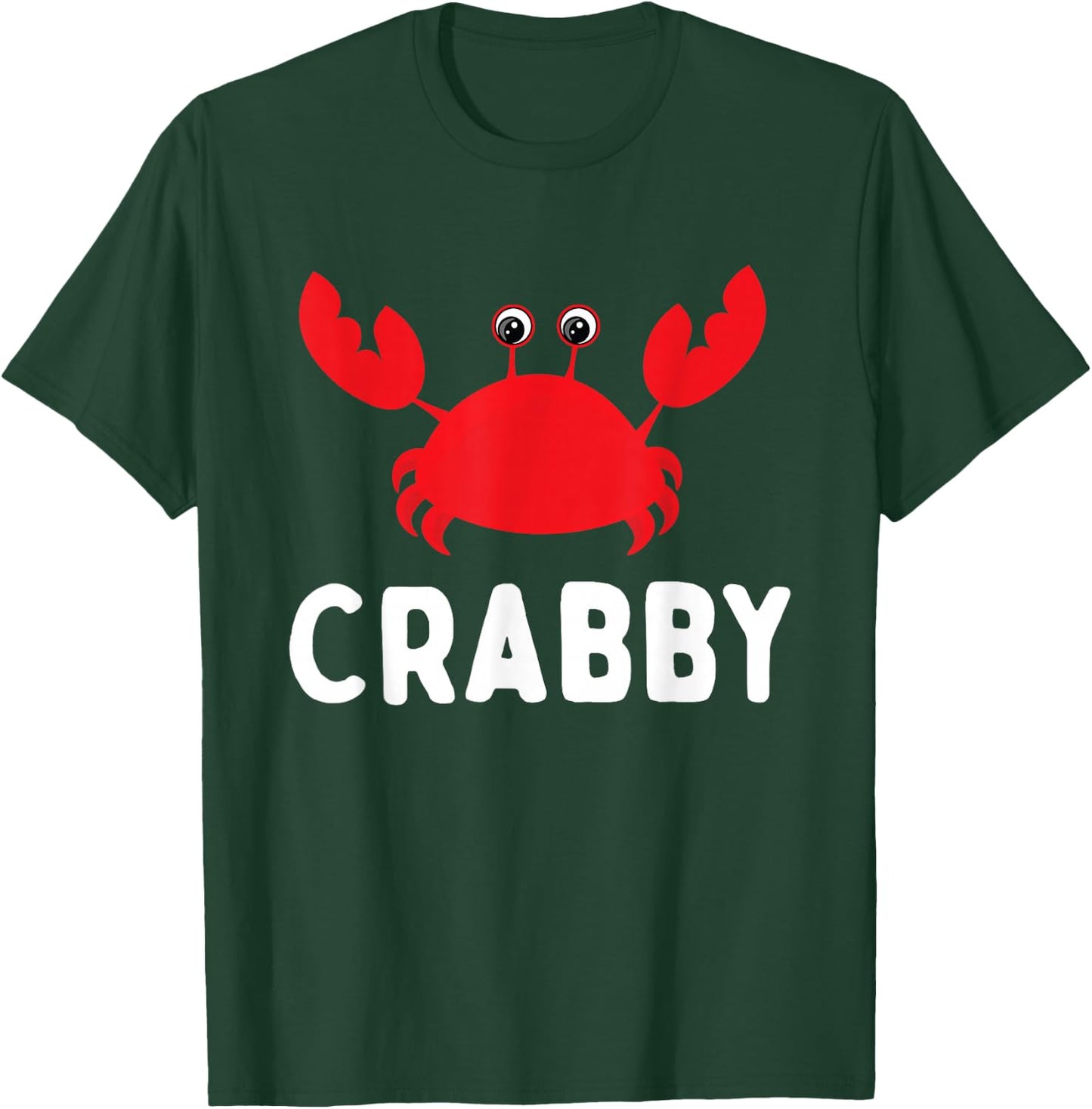 Crabby - Beach Sea Lover Crab Crustacean Animal Lover T-Shirt - T-Shirt | Forest