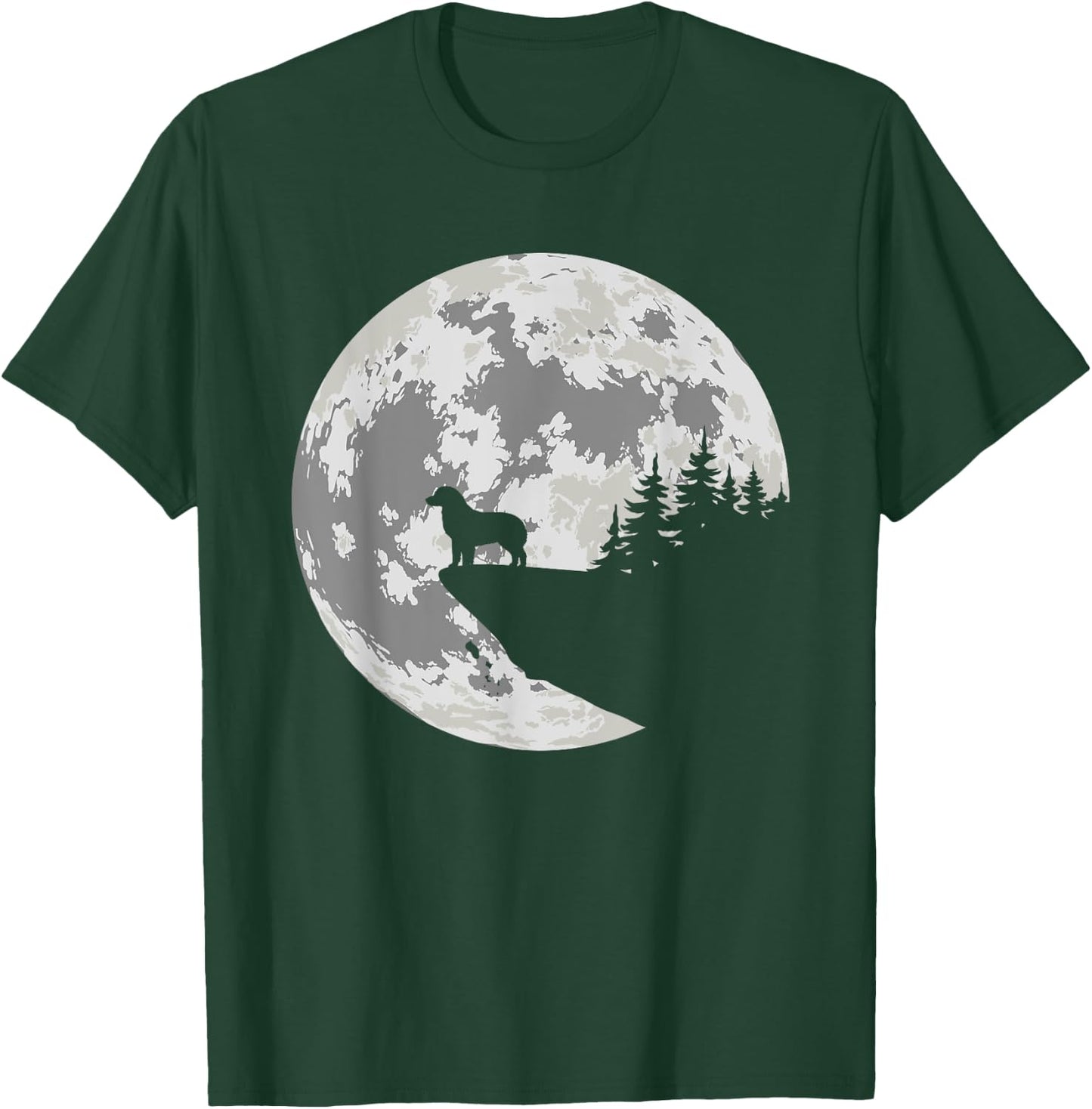 Australian Shepherd Moon Halloween Costume T-Shirt - T-Shirt | Forest