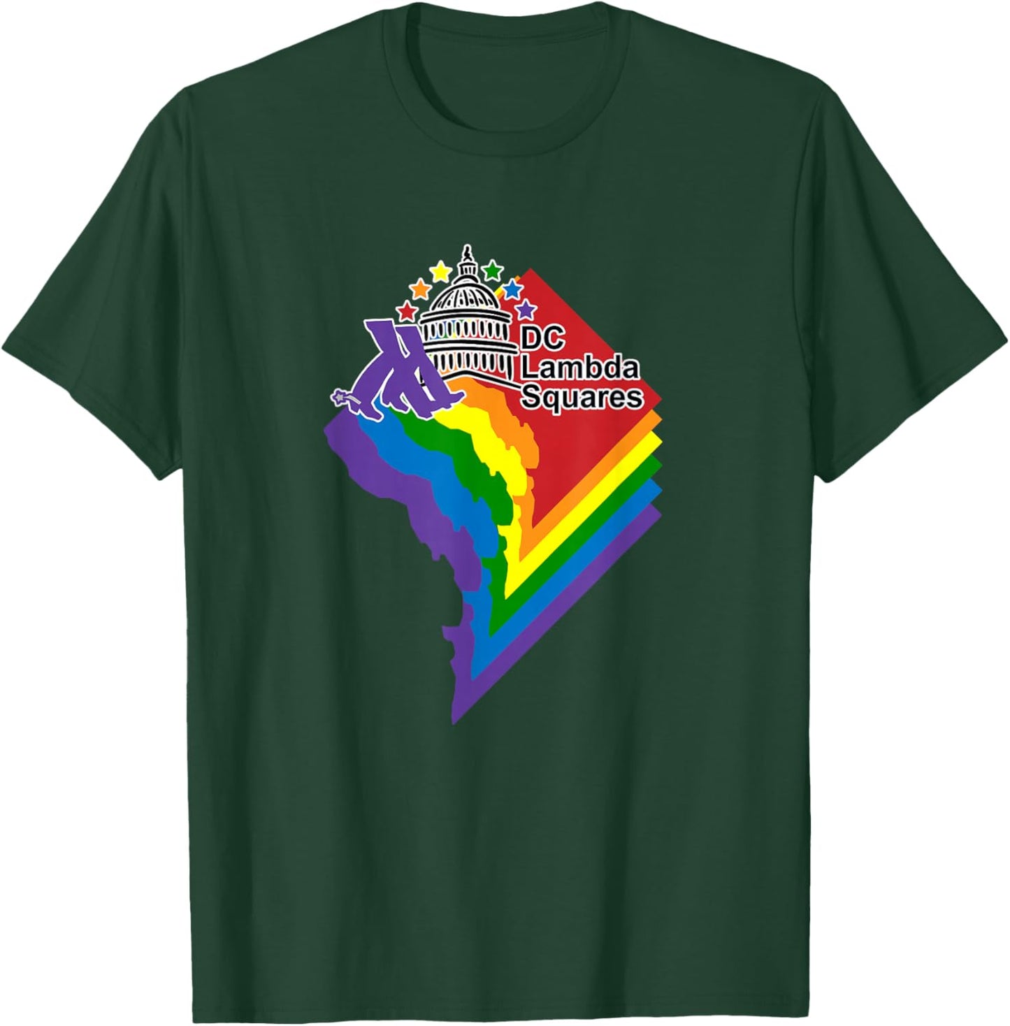 DC Lambda Squares Apparel T-Shirt - T-Shirt | Forest