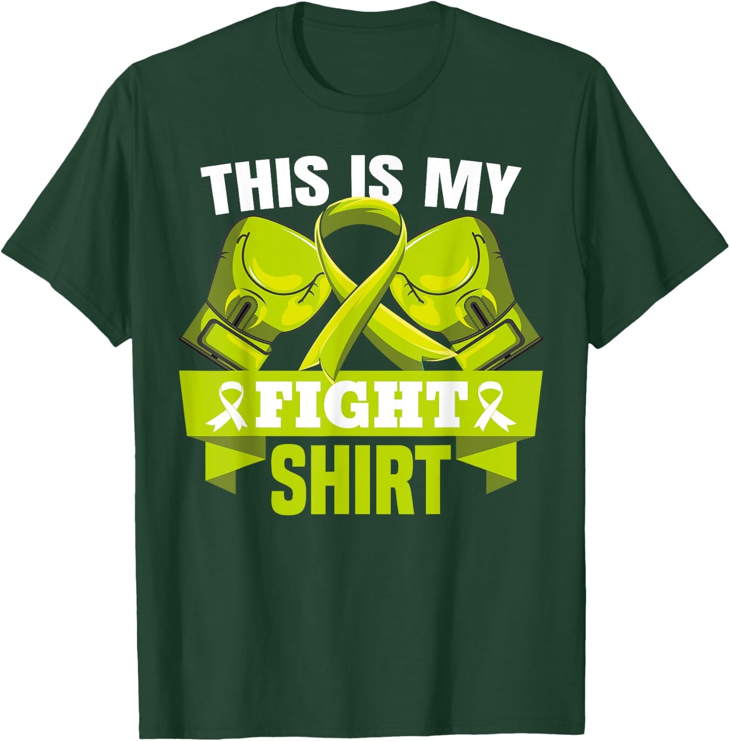 This Is My Fight Shirt Lymphoma Fighter Support Strong T-Shirt - T-Shirt | Forest