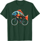 Cute Fish riding a bike, Fish and Bike T-Shirt - T-Shirt | Forest
