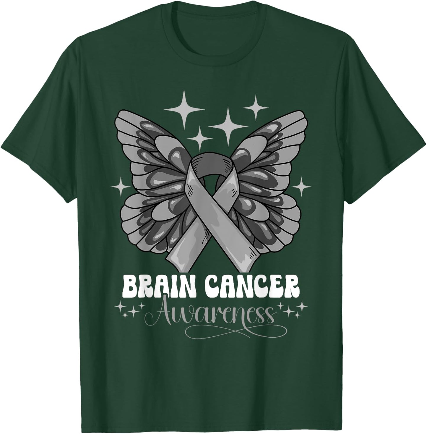 Brain Cancer Awareness T-Shirt - T-Shirt | Forest