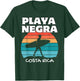 PLAYA NEGRA COSTA RICA Surf Retro Sunset Surfing T-Shirt - T-Shirt | Forest