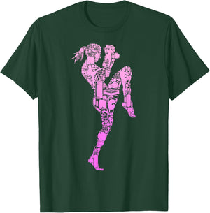 Muay Thai Women Girls T-Shirt - T-Shirt | Forest