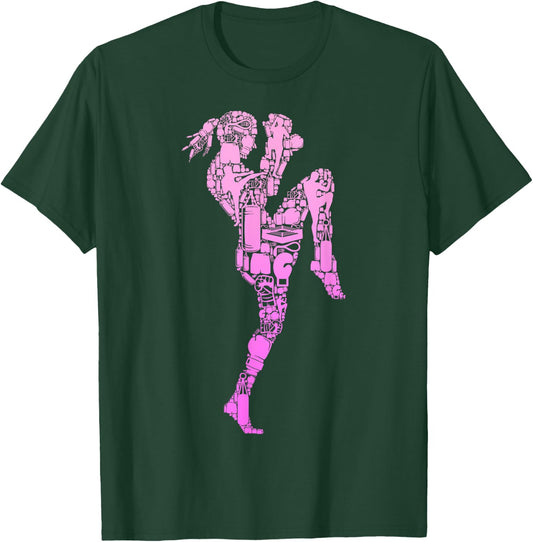 Muay Thai Women Girls T-Shirt - T-Shirt | Forest