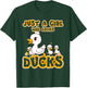 Just A Girl Who Loves Ducks - Duck Family T-Shirt - T-Shirt | Forest