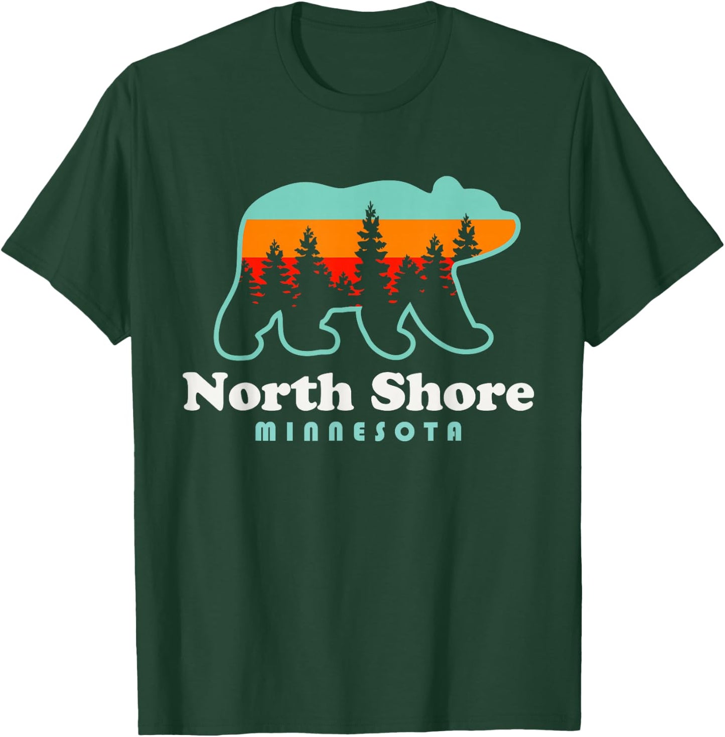 North Shore Minnesota Lake Superior Duluth MN T-Shirt - T-Shirt | Forest