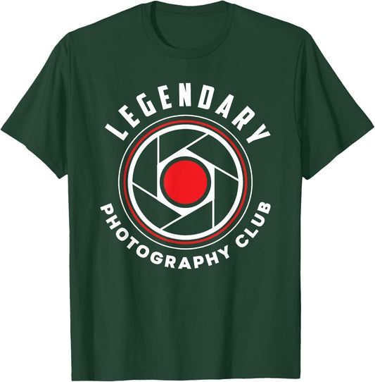 Legendary Photgraphy Club Funny Camera Photographer T-Shirt - T-Shirt | Forest