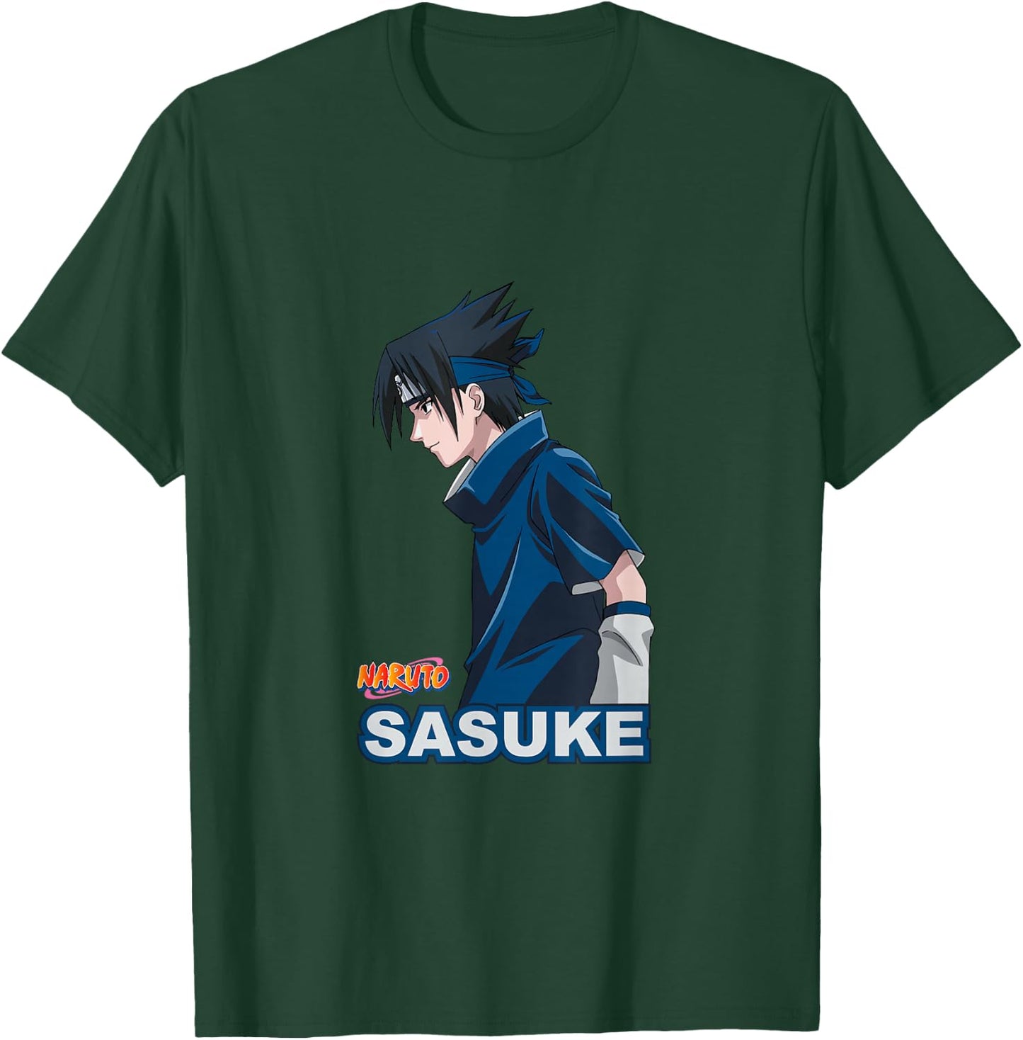 Naruto Classic Sasuke Side View T-Shirt - T-Shirt | Forest