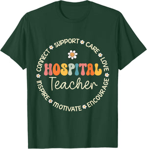 Hospital Teacher Appreciation Week Back to School T-Shirt - T-Shirt | Forest