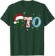 PTO Santa Hat Reindeer Parent Teacher Organization Christmas T-Shirt - T-Shirt | Forest