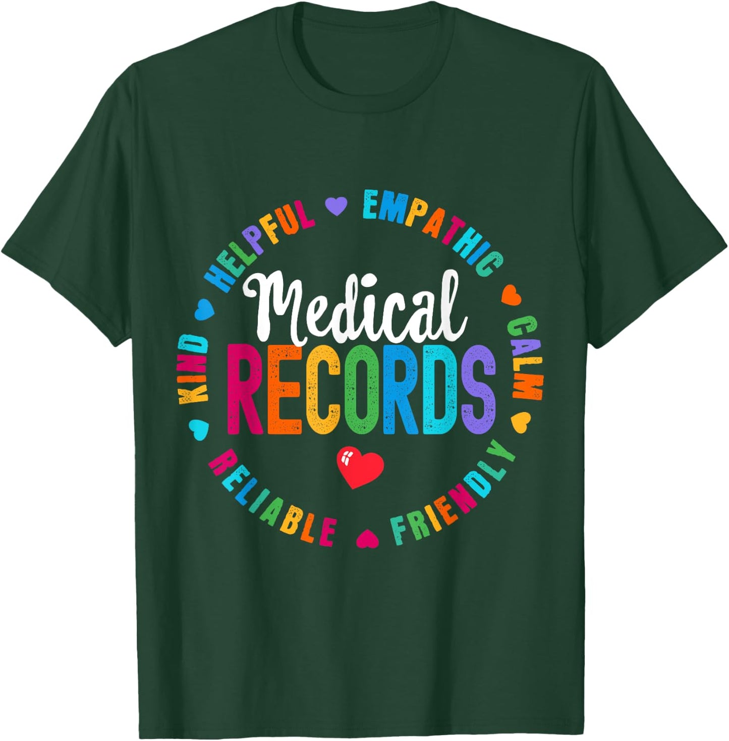 Medical Records Squad Life For Appreciation Week T-Shirt - T-Shirt | Forest