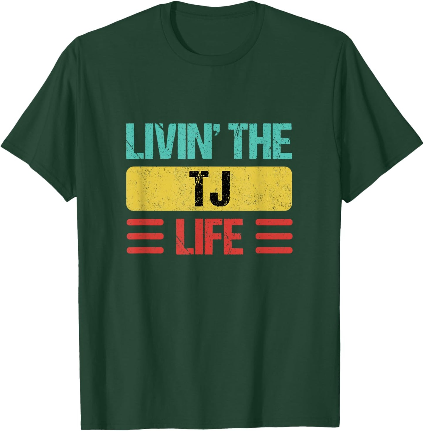 Tj Name T-Shirt - T-Shirt | Forest