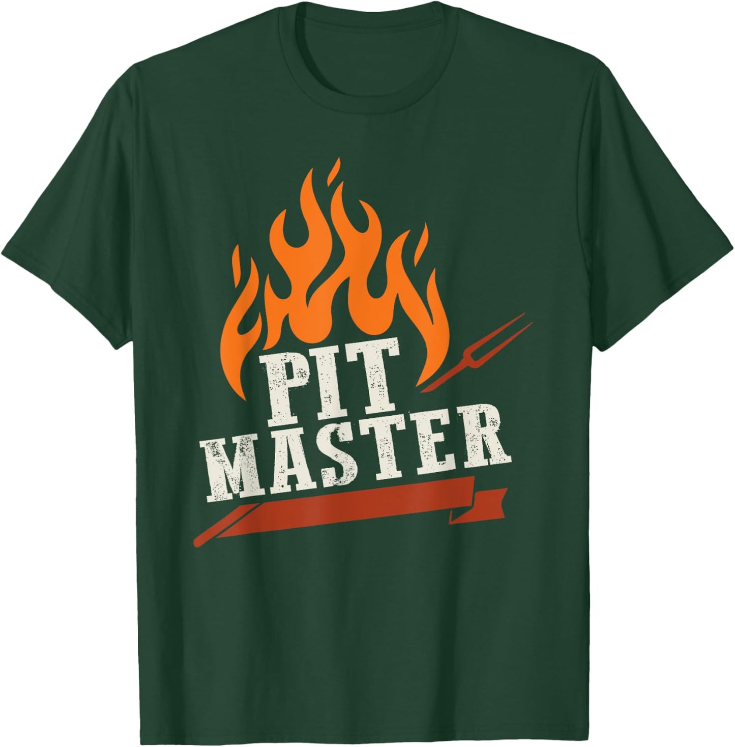 Cool Pit Master Dad Grilling BBQ T-Shirt - T-Shirt | Forest