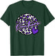 Leopard Cheetah Basketball PANTHERS Purple Spirit Game T-Shirt - T-Shirt | Forest