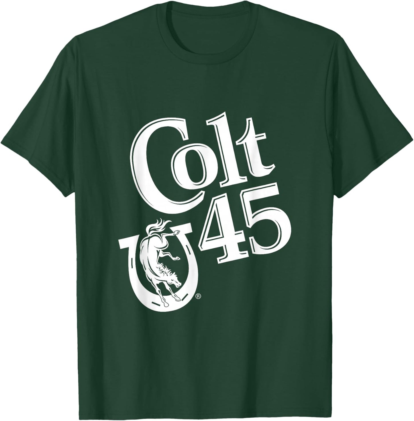 Colt 45 Beer Style - White Logo T-Shirt - T-Shirt | Forest