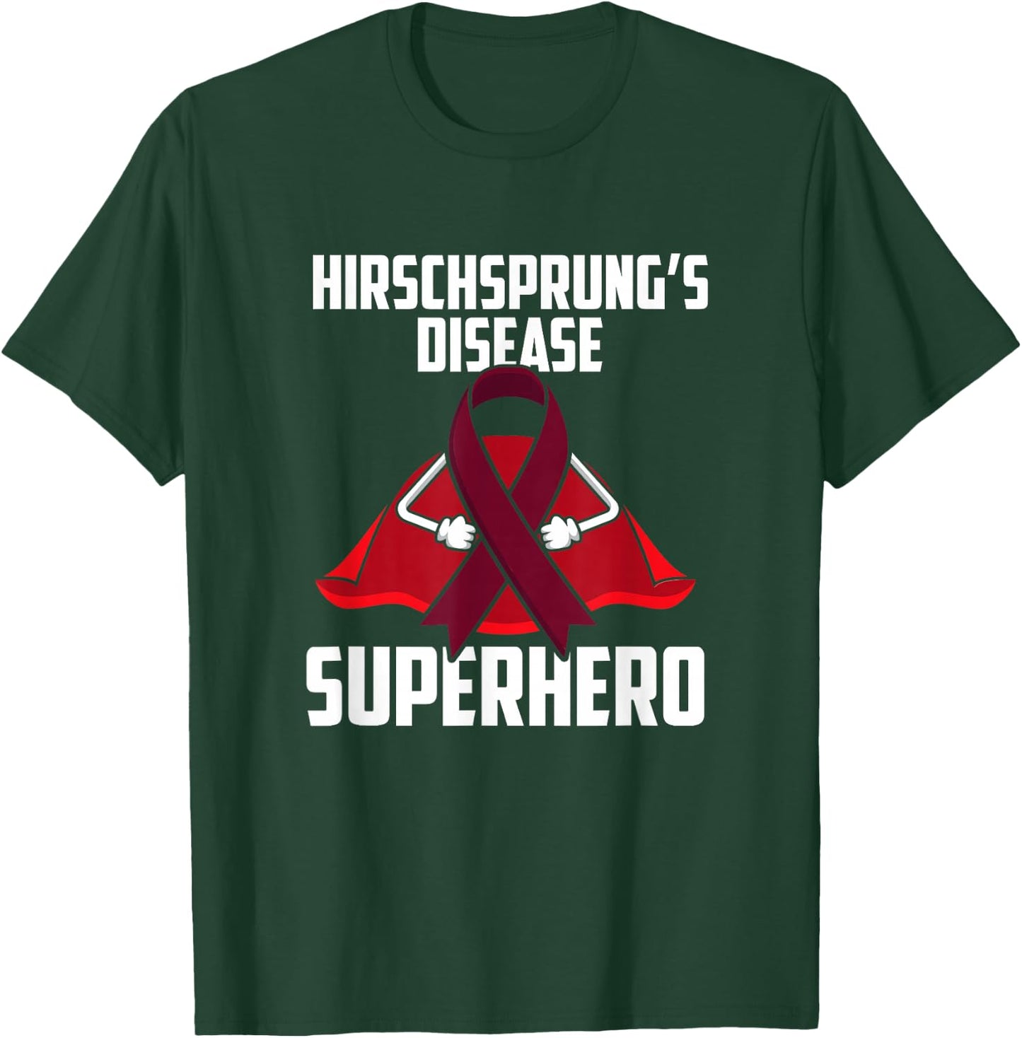 Hirschsprung’s Disease Superhero Survivor Warrior Fighter T-Shirt - T-Shirt | Forest
