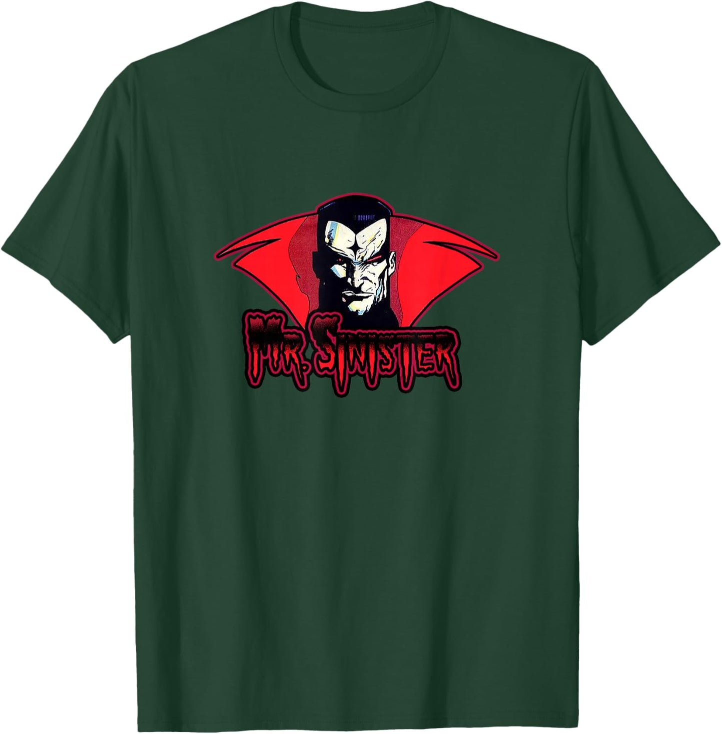 Marvel X-Men Mr. Sinister Face Vintage Portrait T-Shirt - T-Shirt | Forest