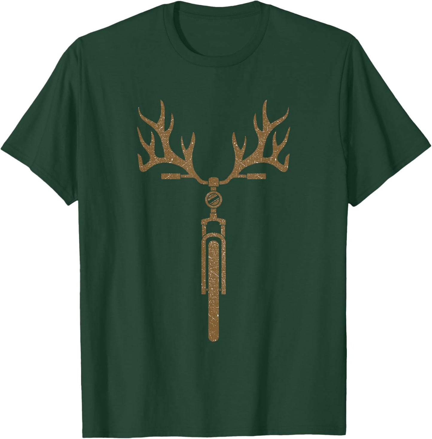 Bike Deer T-Shirt - T-Shirt | Forest