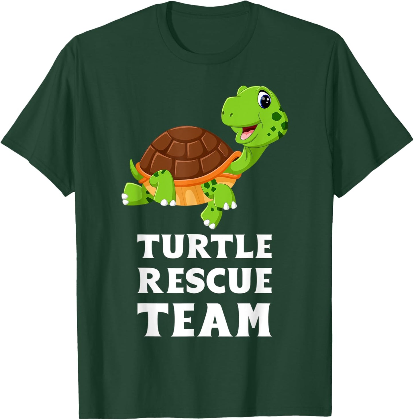 Turtle Rescue Team Cute Pet Tortoise T-Shirt - T-Shirt | Forest