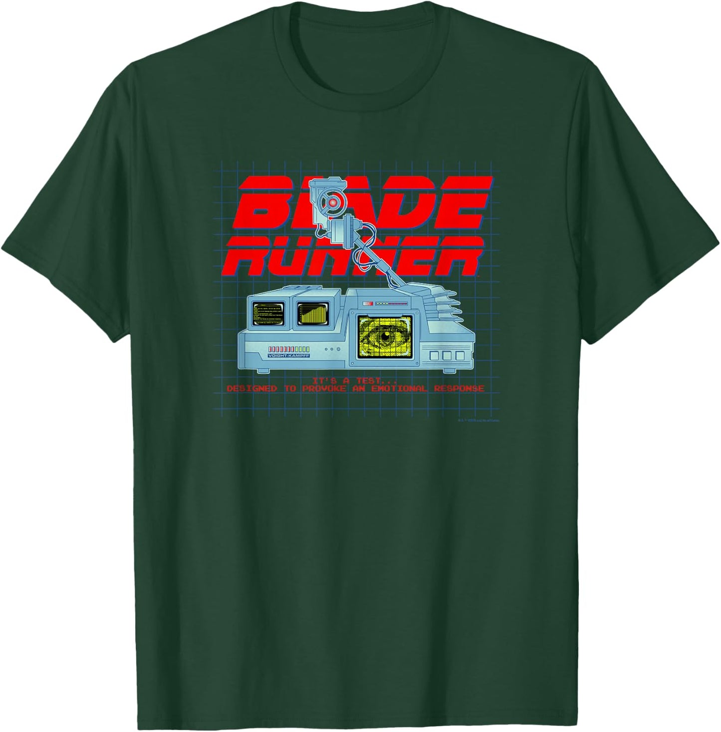 WB100 Blade Runner Provoke an Emotional Response Scan Logo T-Shirt - T-Shirt | Forest