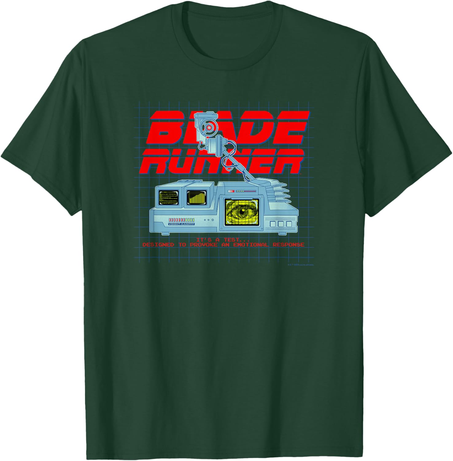 WB100 Blade Runner Provoke an Emotional Response Scan Logo T-Shirt - T-Shirt | Forest