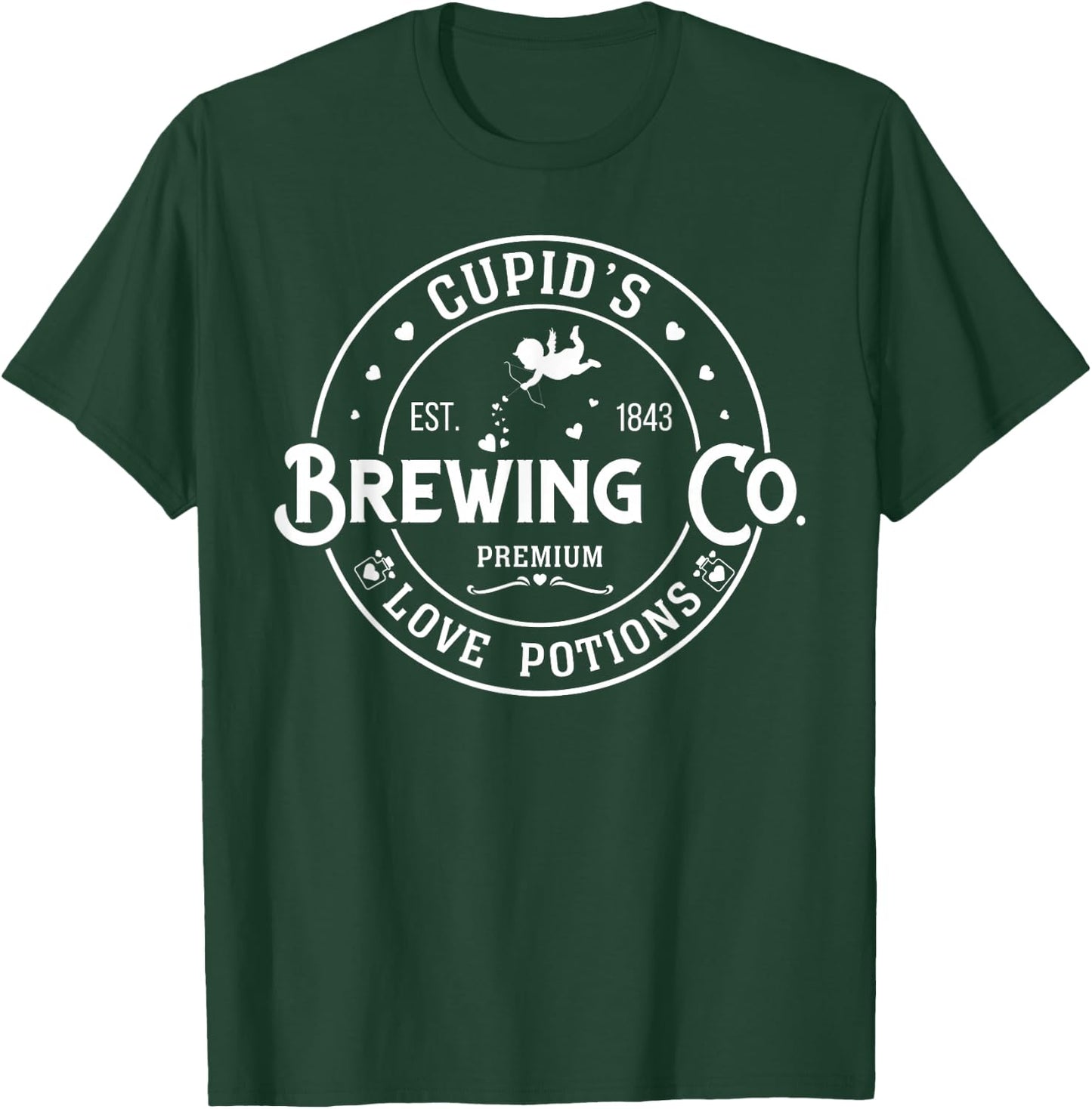 Cupid's Brewing Co. Valentine's Day T-Shirt - T-Shirt | Forest