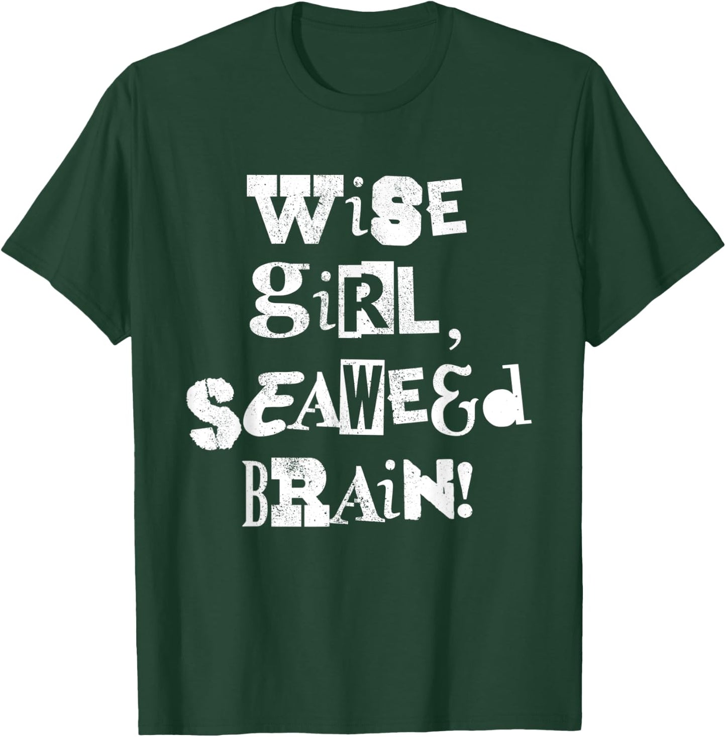 Wise Girl Seaweed Brain Seaweed Ocean Plants T-Shirt - T-Shirt | Forest