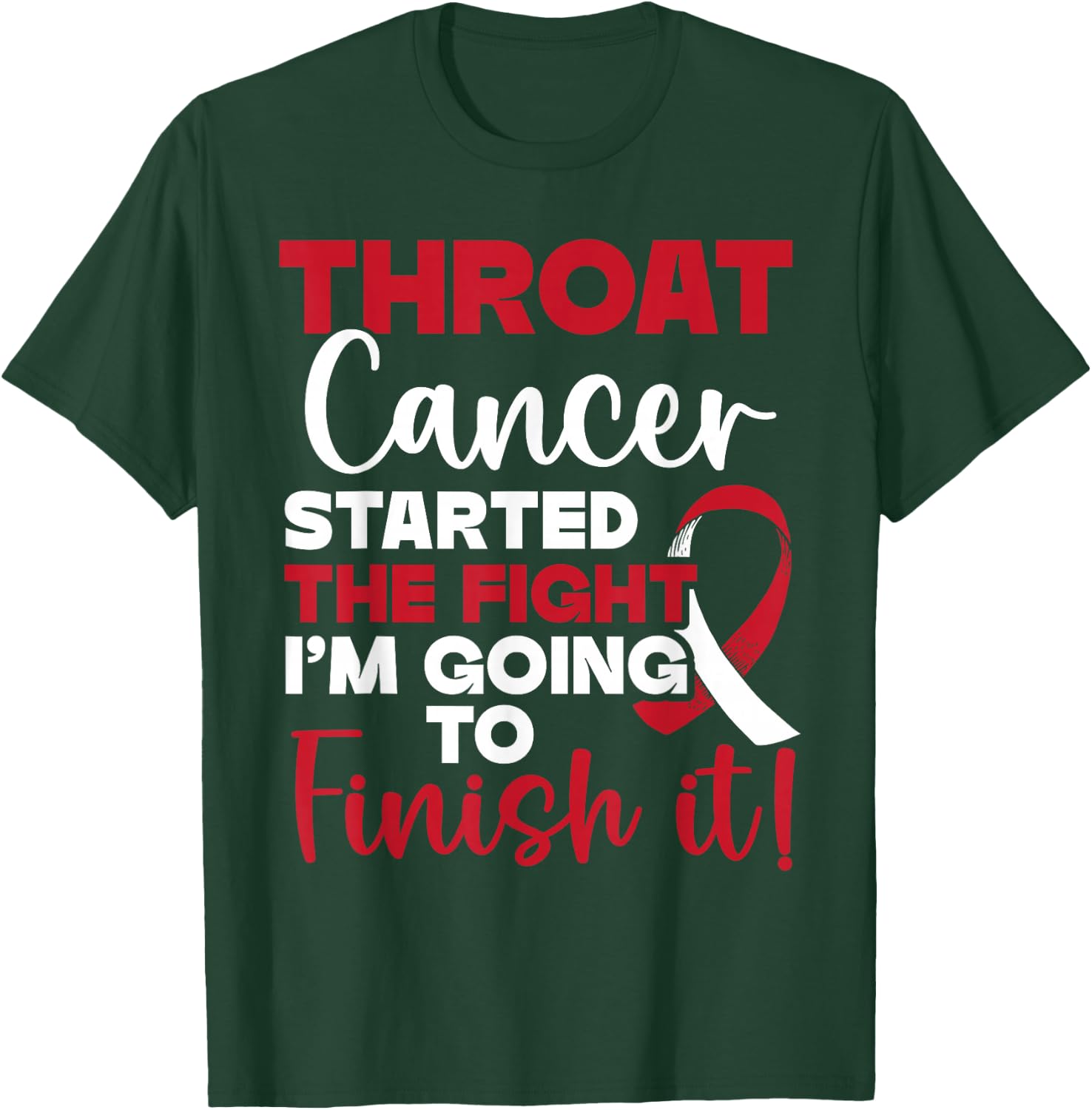 Head and Neck Cancer Awareness SteMi Apparel Throat Cancer Awareness - -Adults, Black, Small, Short Sleeve T-Shirt - T-Shirt | Forest