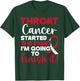 Head and Neck Cancer Awareness SteMi Apparel Throat Cancer Awareness - -Adults, Black, Small, Short Sleeve T-Shirt - T-Shirt | Forest