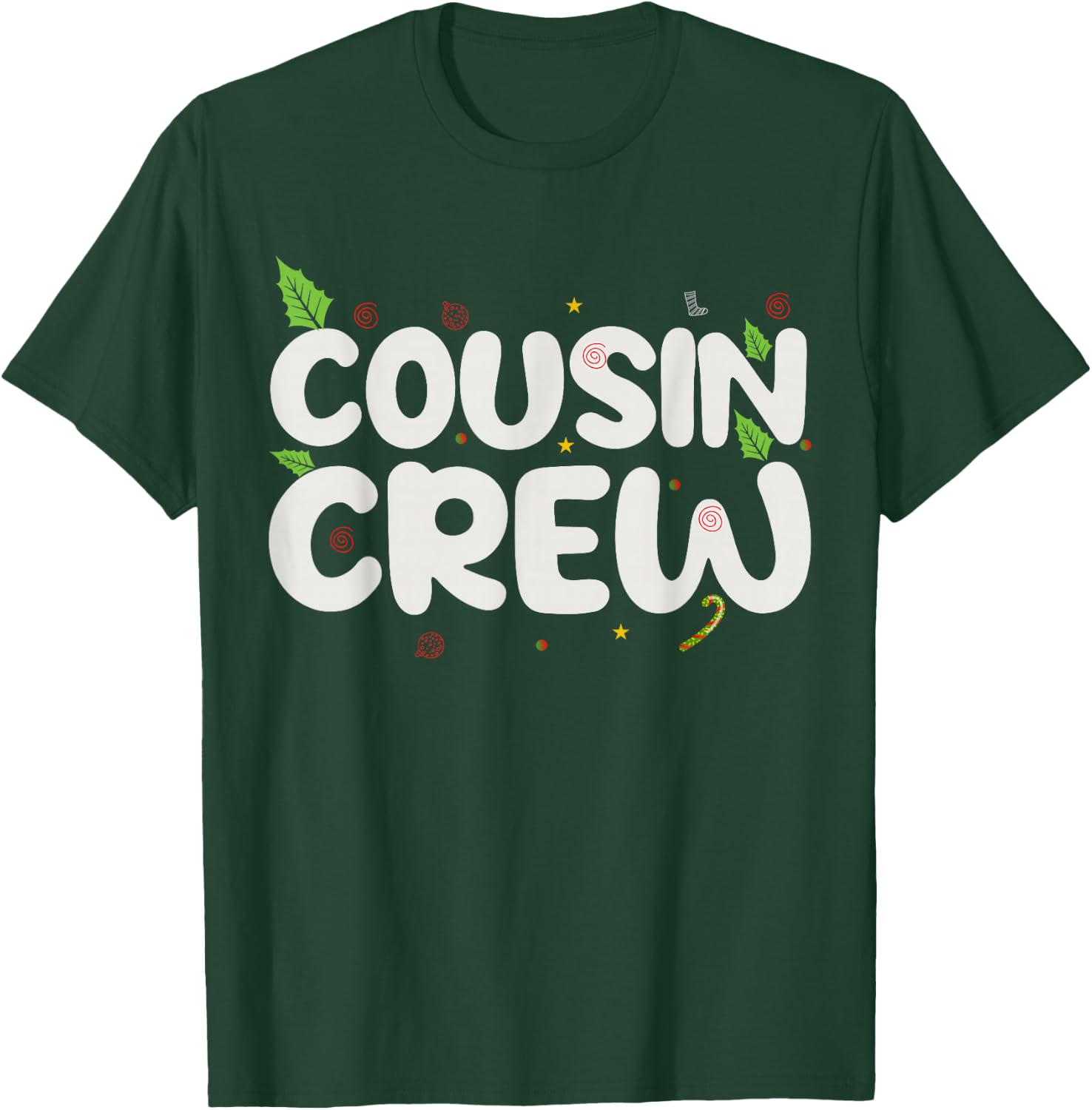 Cousin Crew Christmas T-Shirt - T-Shirt | Forest